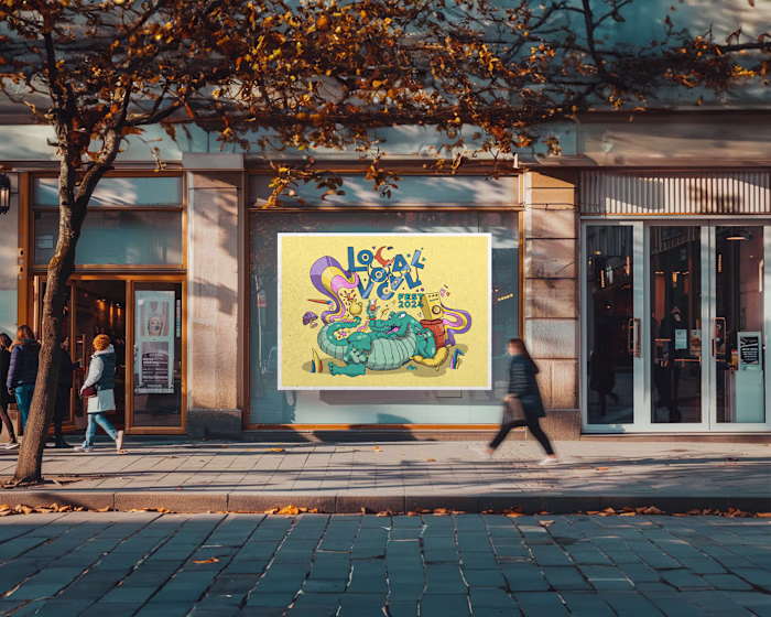 Digital Illustration for Local Vocal Fest 2024