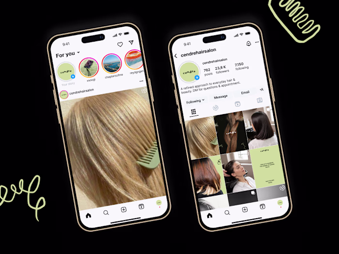 Expert Social Media Design Services for Cendre Project