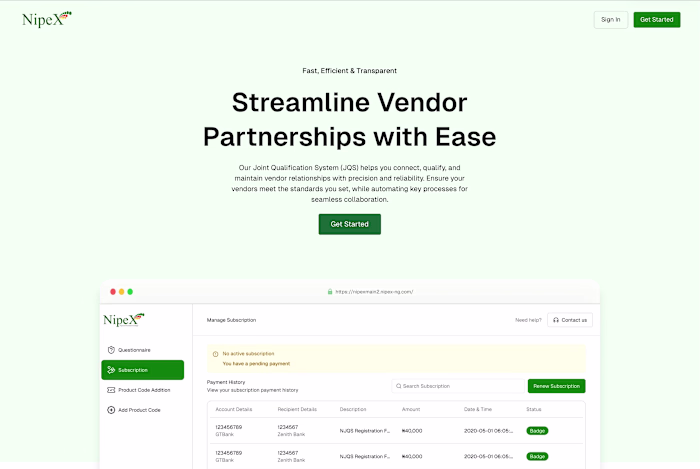 NipeX (Nigerian Petroleum Exchange) is