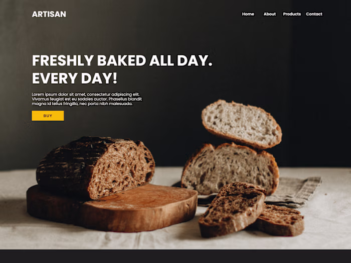 One Page Website Design
