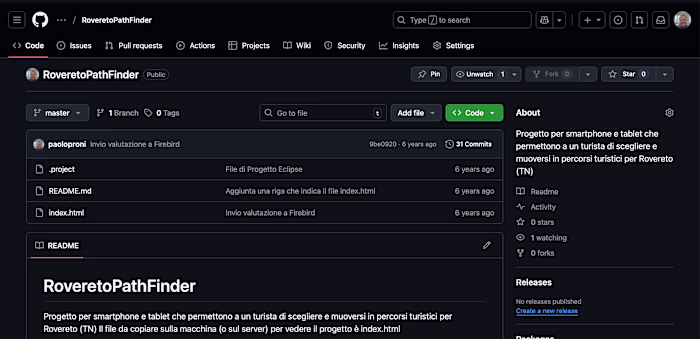 Prototype project for tourism