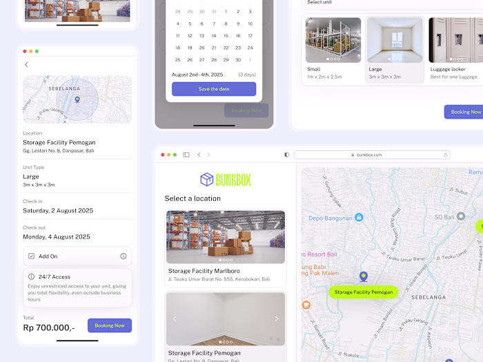 Bunkbox - Smart & Secure Storage Service