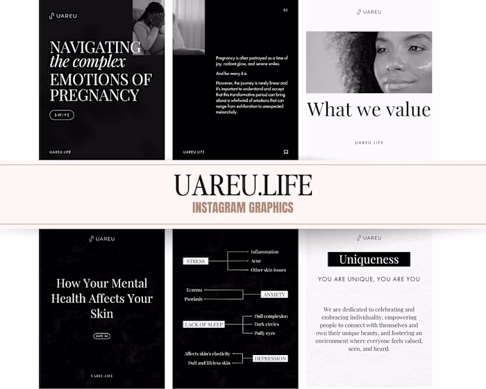 Social media management for an organic skincare brand