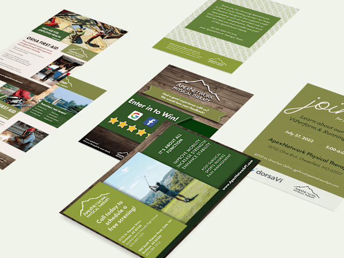 Apex Network print & socials