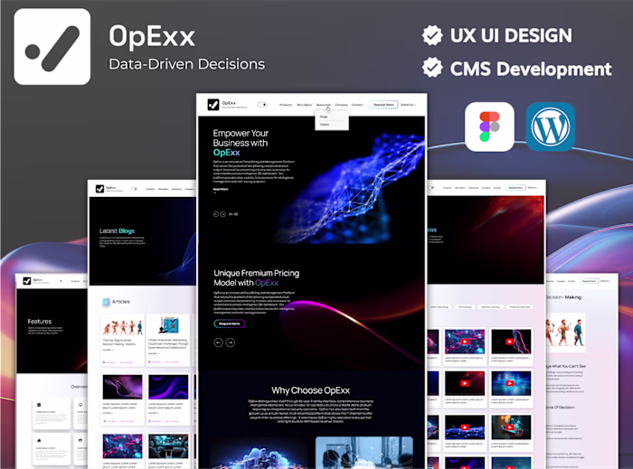 Cloud Billing & Management Web UI/UX Design and CMS Development