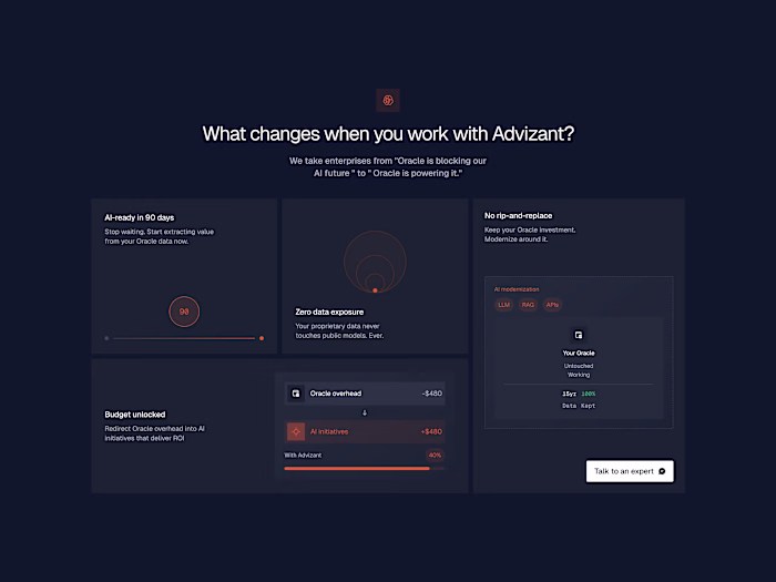 Visuals can still be minimal