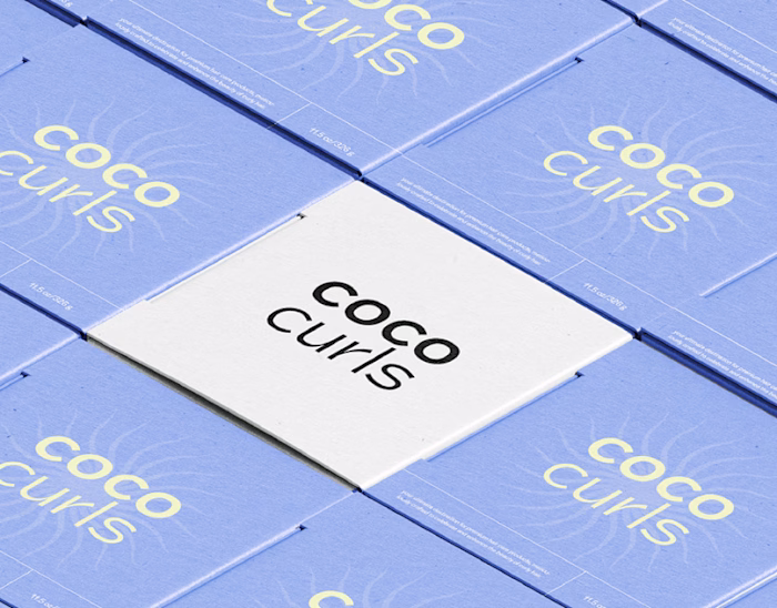 Bold brand identity and packaging design for a haircare brand