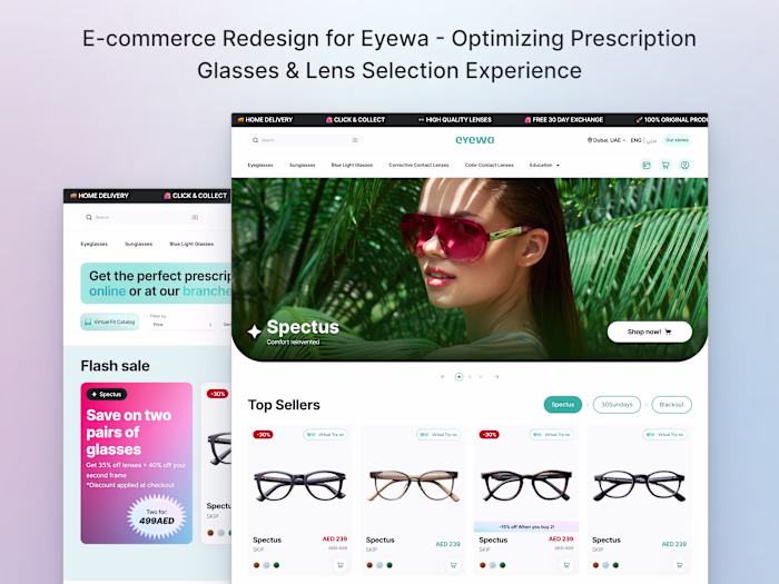 Enhancing Eyewa's Online Prescription Glasses Flow