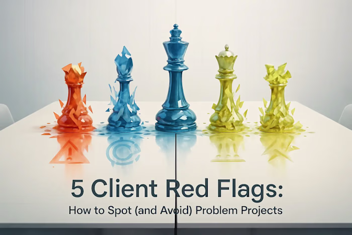 5 Client Red Flags: How to Spot (and Avoid) Problem Projects