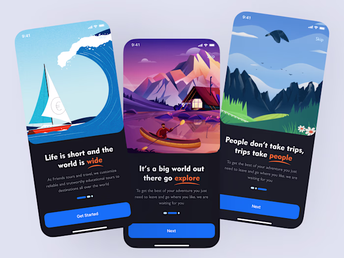Mobile App UI Design