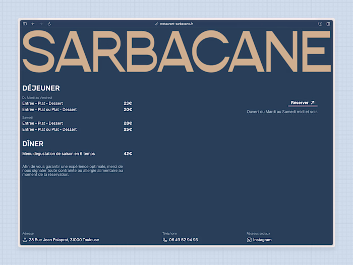 Website Design for Sarbacane