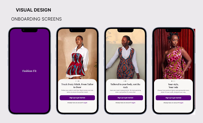 FashionFit Mobile App Design Enhancement