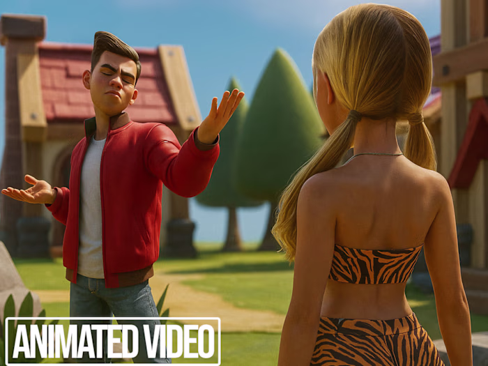 Professional Stylized 3D Cartoon Animation for Social Media