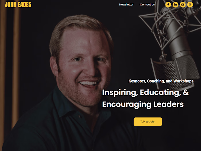WordPress website for executive coach