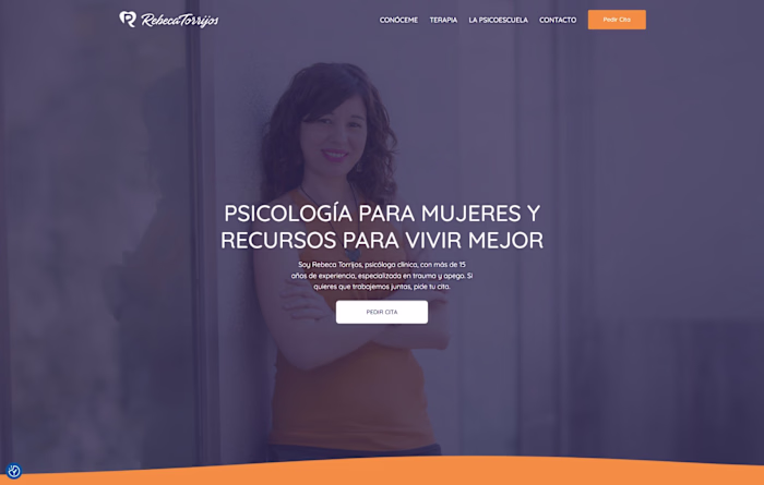 Beautiful WordPress site for a psychologist