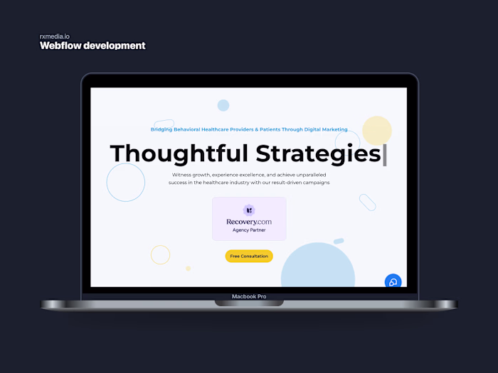 Webflow development for SEO Agency