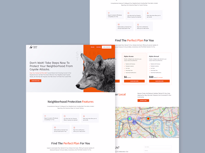 Coyote Alerts - Design & Development