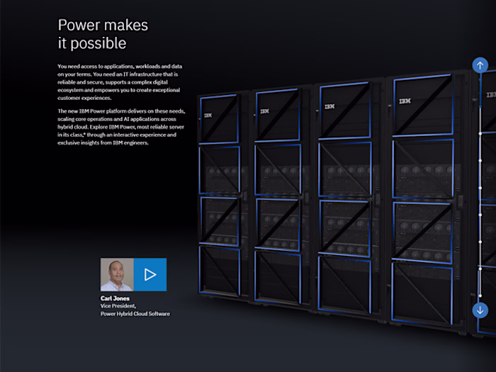 IBM Power10 Experience Web App