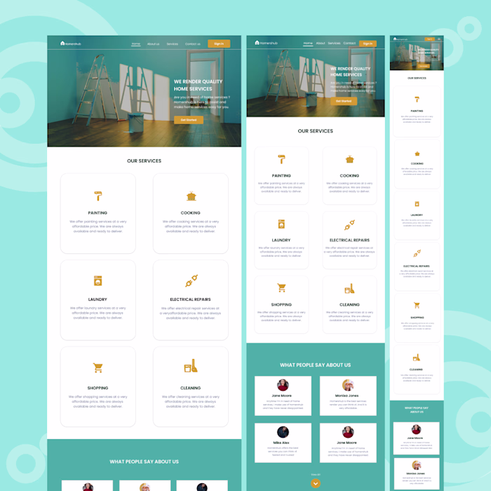 Responsive Landing Page Design 