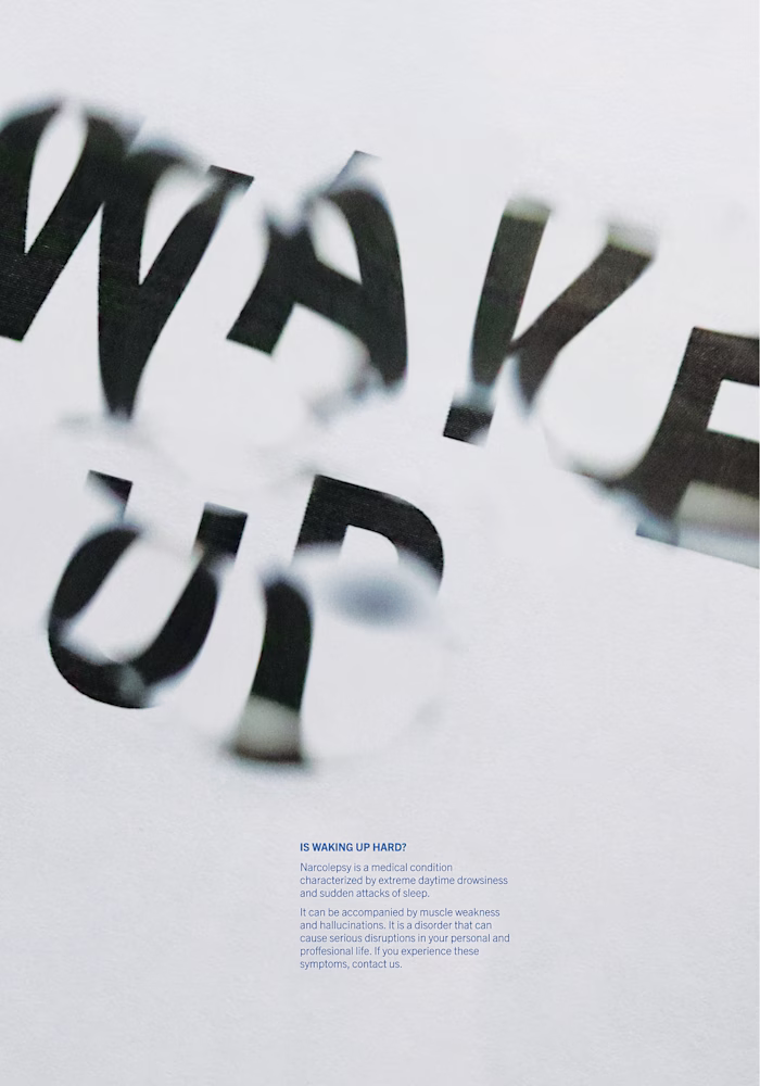 Narcolepsy Social Awareness Poster