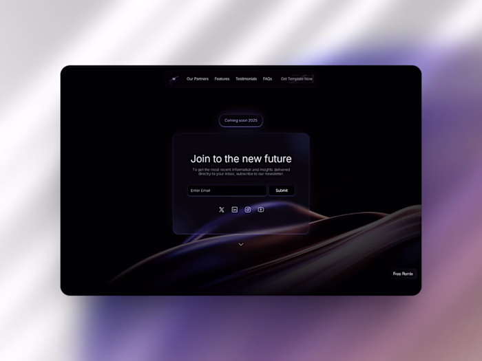 WaitlyStar – Waitlist Template Design