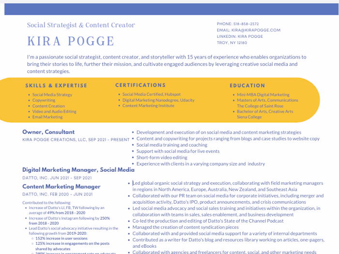 2024: Kira Pogge Brewka Resume