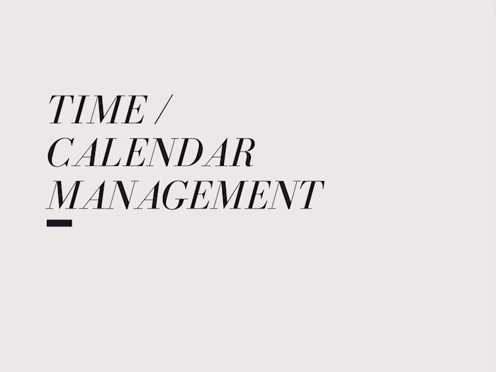 Executive Calendar Optimization