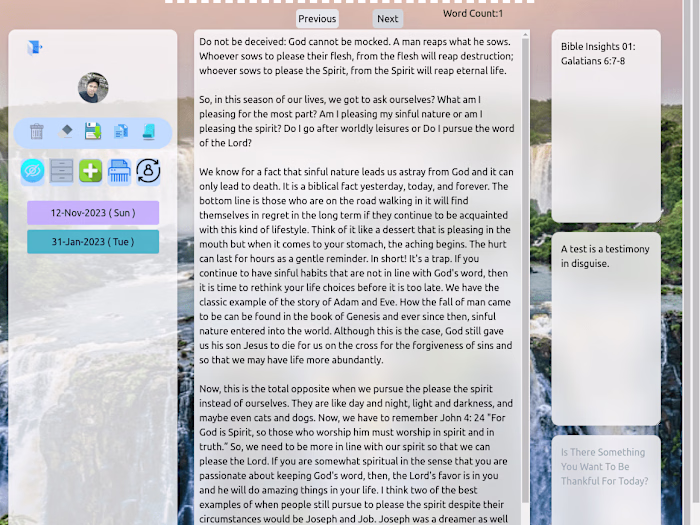 Online Journal for my Everyday Activities