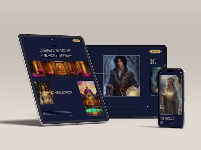 Seraphina Nightshade: Writer's Portfolio Website