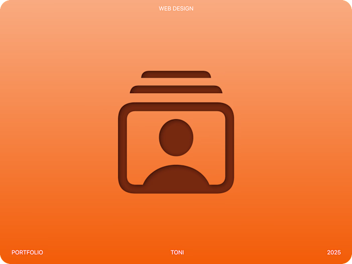 Minimalist portfolio focused on typography