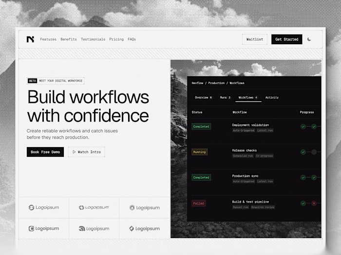 Nexflow SaaS Template — Design & Development