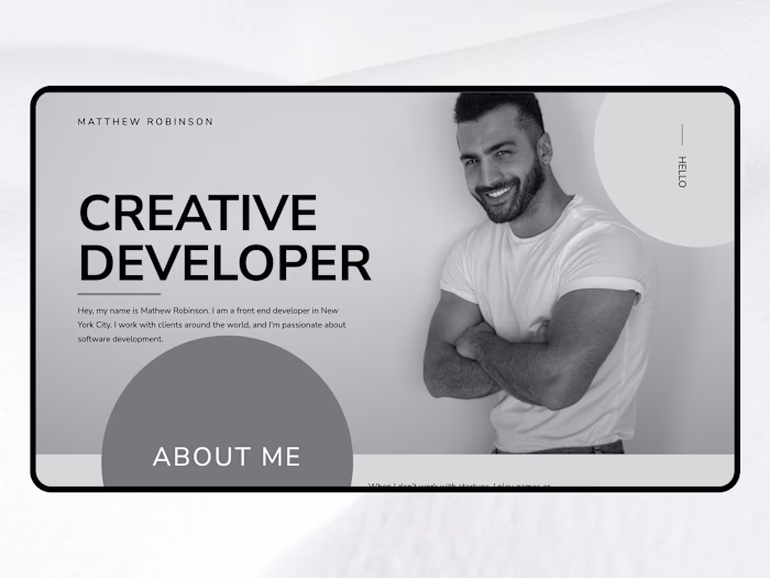 Creative Developer – Web Design + Webflow