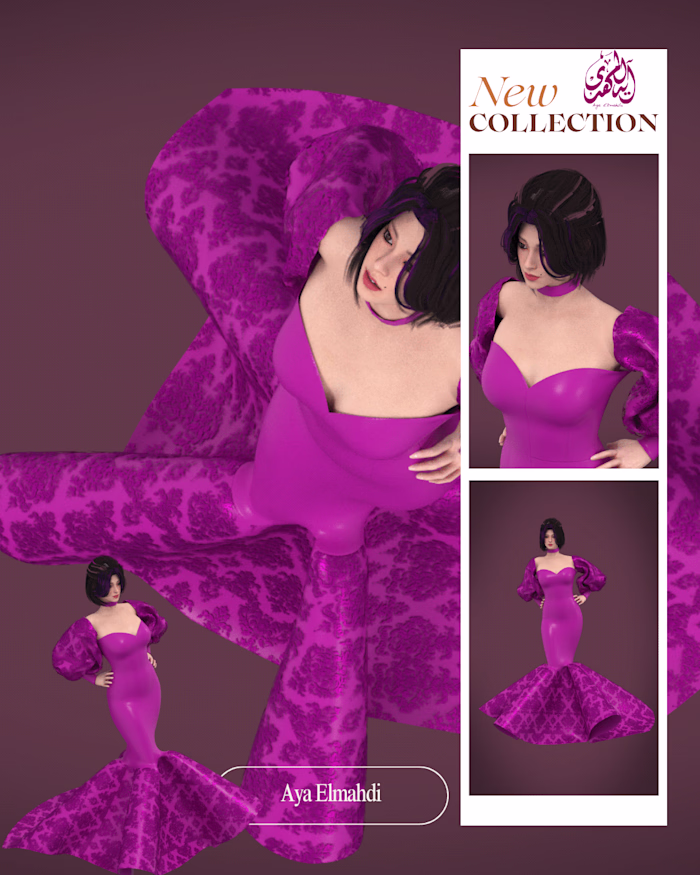 pinky dress