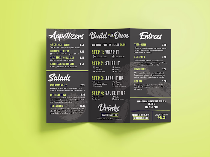 Restaurant Menu Design