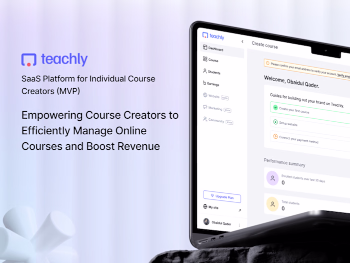 Edtech SaaS UI/UX Design Case Study 