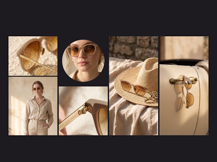 Sunglasses Branded AI Photoshoot