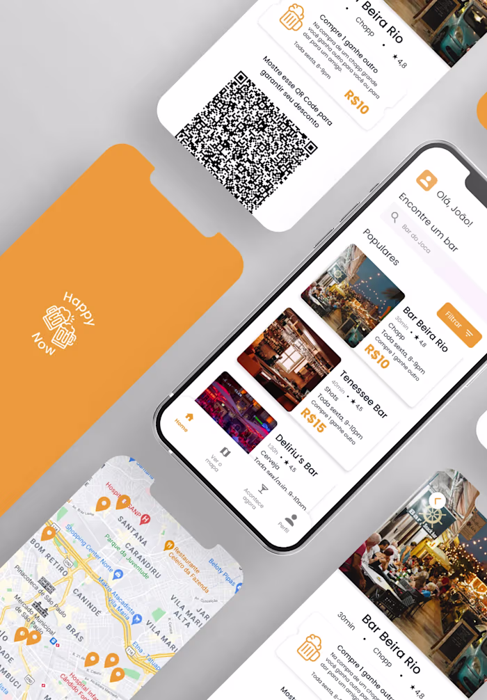 Happy Now - Mobile app to find the best happy hour near you