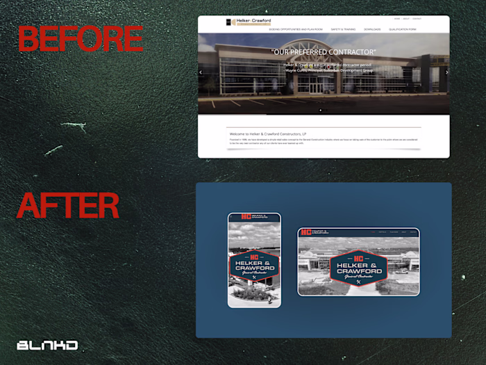Helker and Crawford | Brand and Web Design