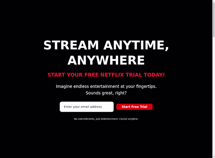 Concept Landing Page Copy (Mock Up Design)