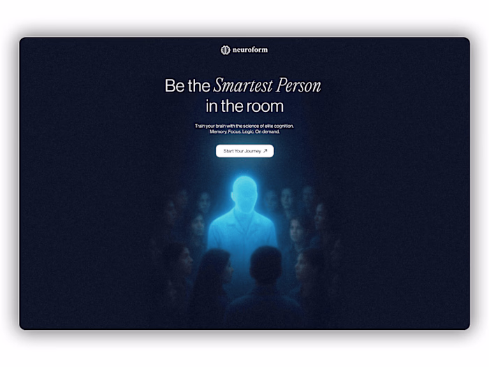 Landing Page Design - Neuroform