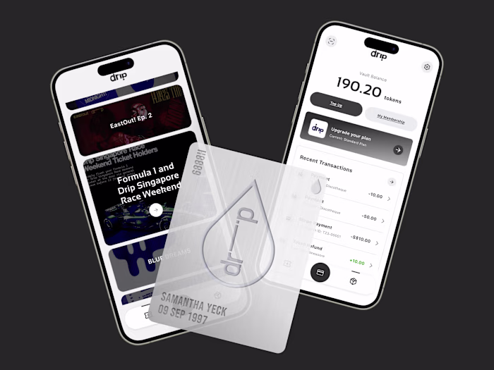 Project DC | Club Membership App for DRIP x CHERRY