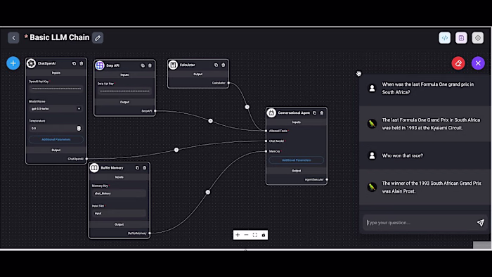 A visual builder for AI