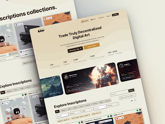 EVM Inscriptions Platform