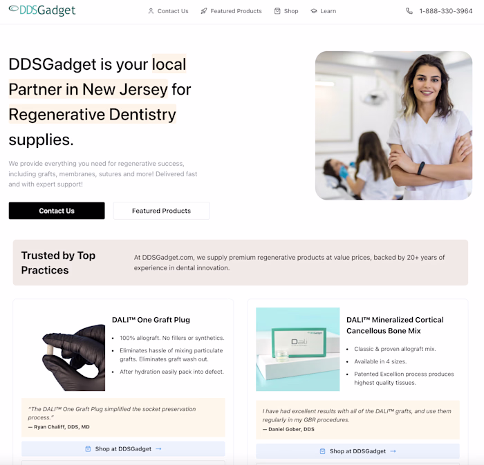 DDSGadget Websites – Multi-site Design with React & Mantine UI