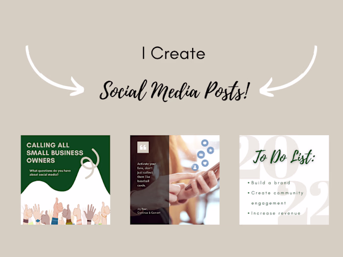 Instagram Posts for Social Media Manager