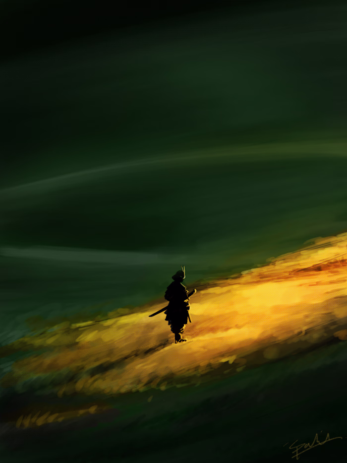 A quiet moment in the middle of nowhere.