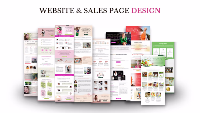 Website and Sales Pages Design in Kajabi