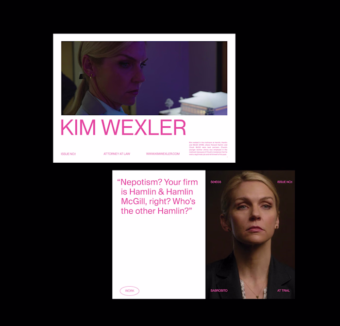 Design Explorations: Better Call Saul