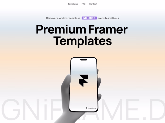 Framer Templates by iframe.design