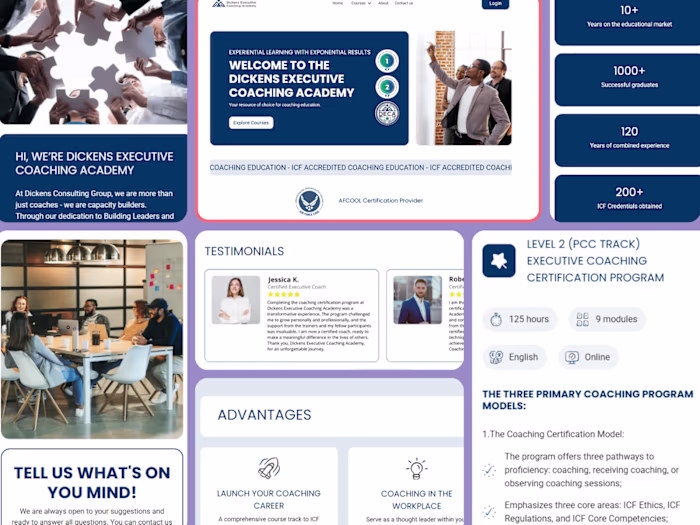 Web design & Kajabi Website Creation